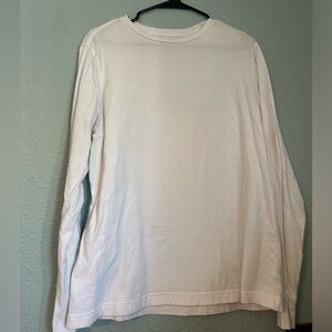 Plain white long sleeve